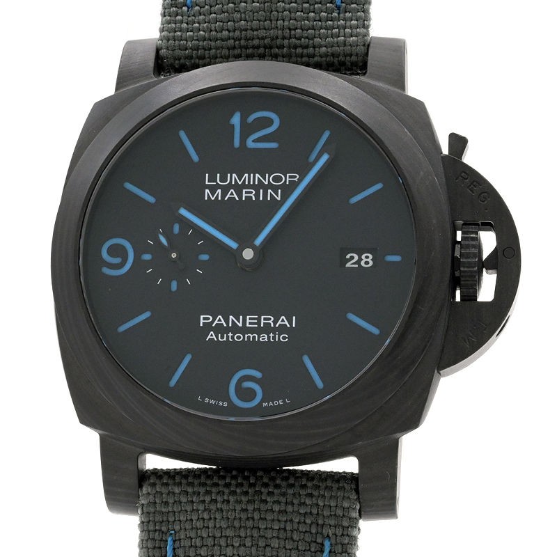 PANERAI Luminor Marina Carbotech W 2020 PAM01661 Black Men’s Used Watch #91130
