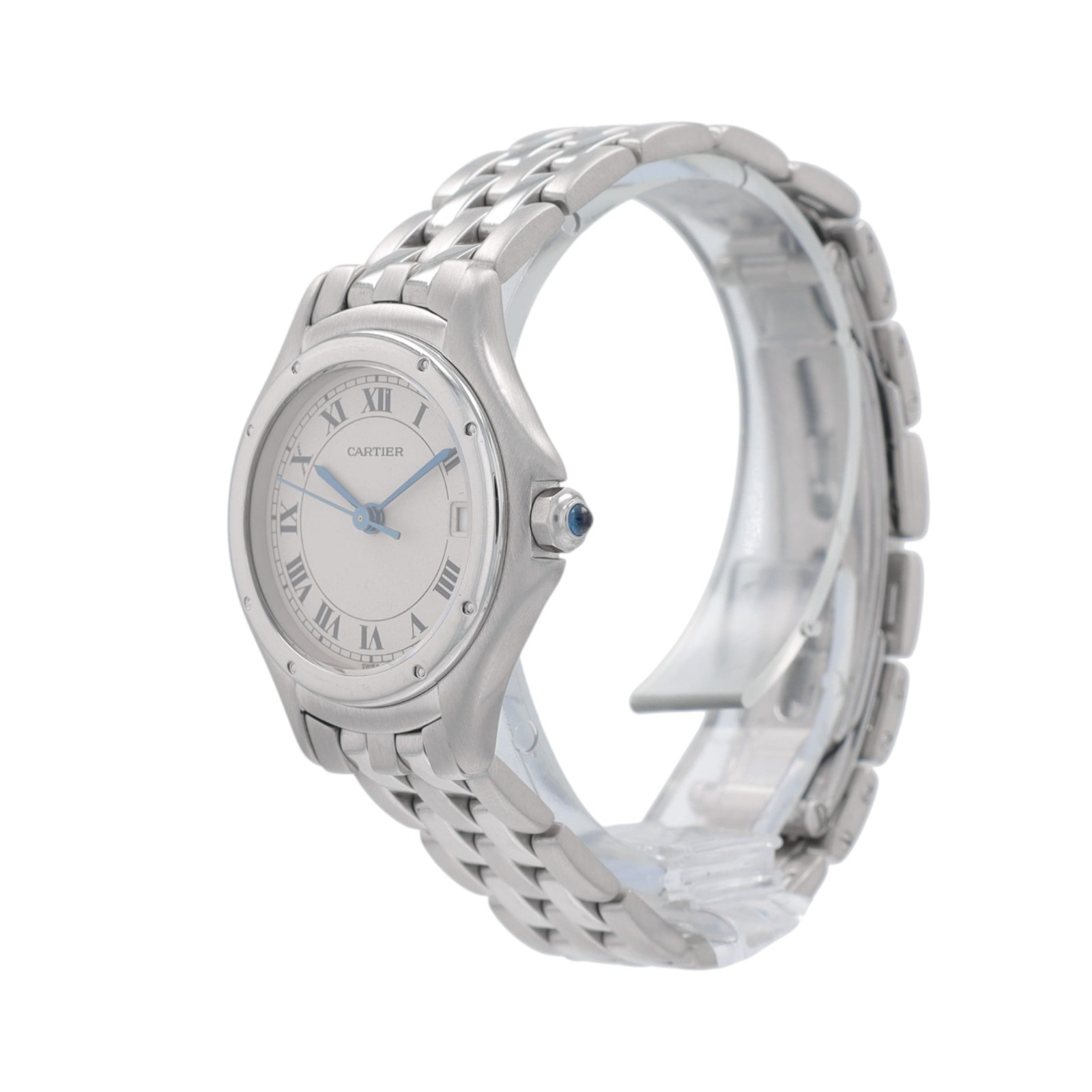 Cartier Panthère Cougar 26mm Stainless Steel Roman Dial Womens Watch
