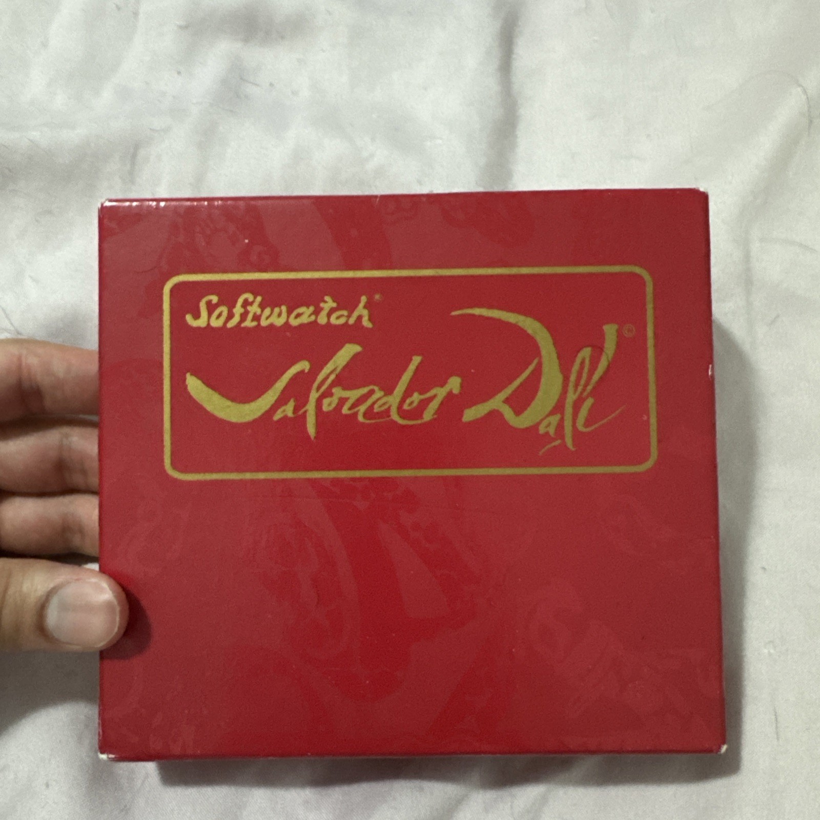 [MINT /BOX] Vintage Salvador Dali Exaequo Softwatch Gold Plated Quartz Watch 115