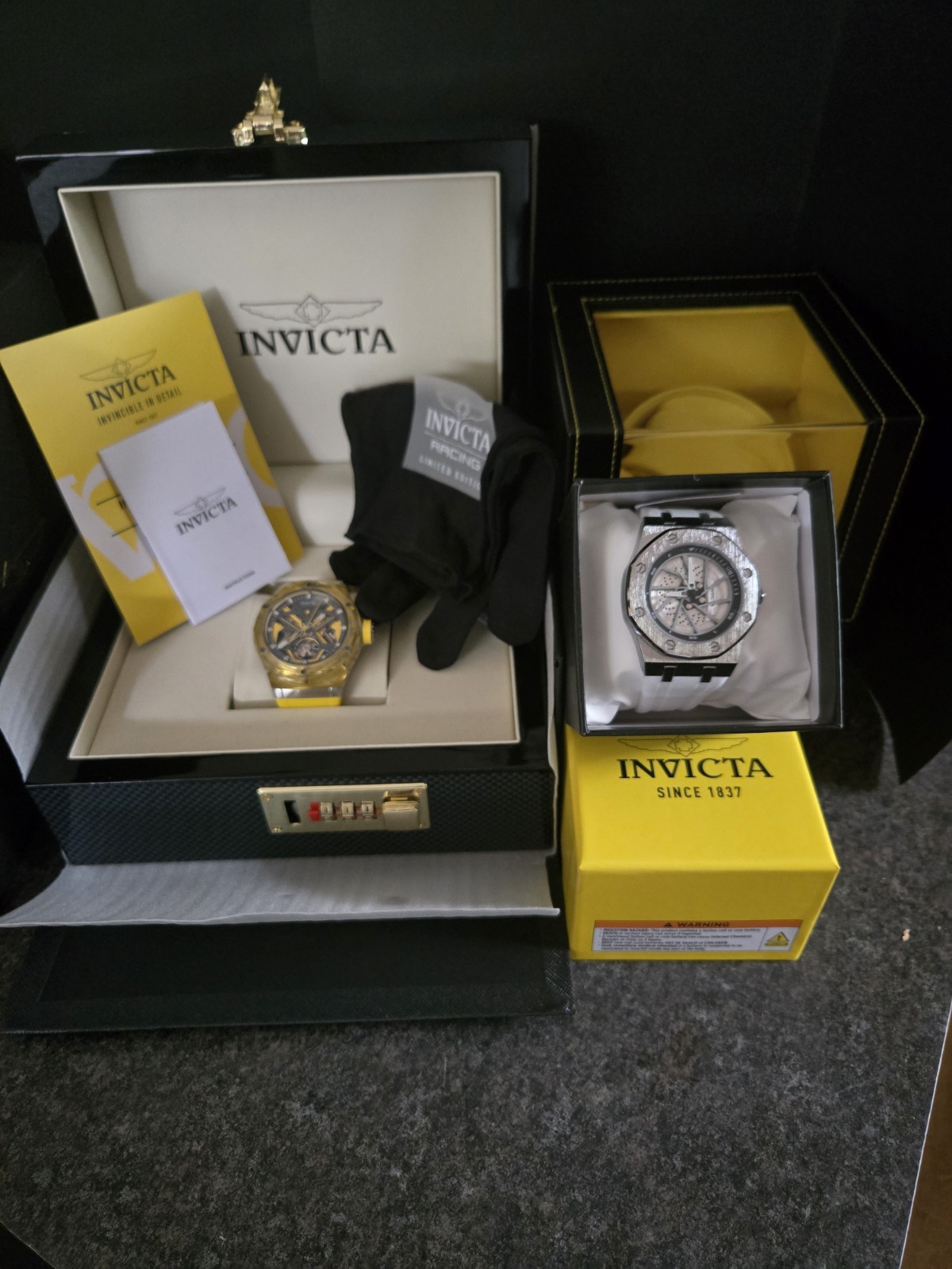 Invicta Celestial Orbitha Automatic Men’s w/ Skeleton Dial 45mm, Yellow 69544