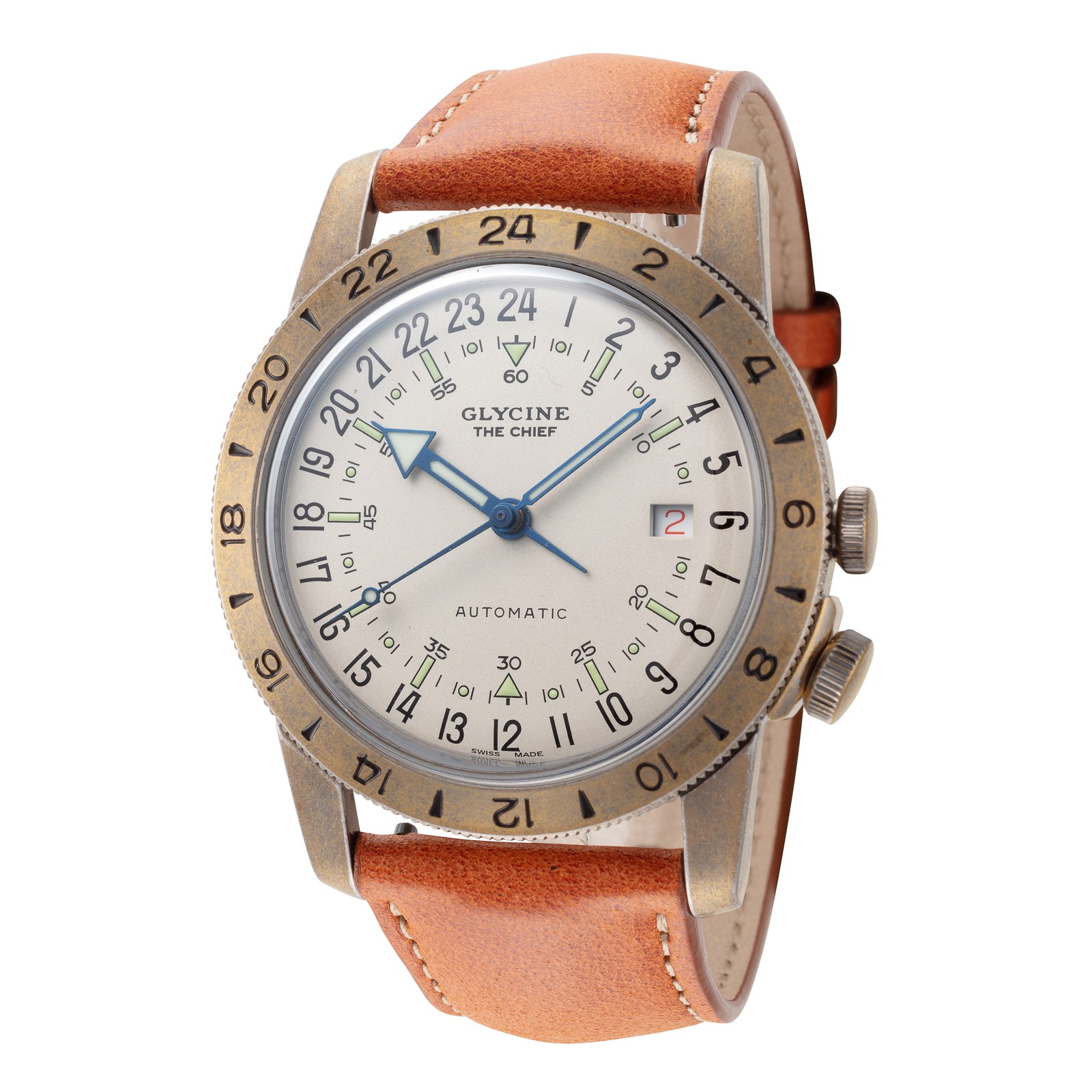 Glycine Men’s Airman The Chief Purist 40mm Automatic Watch GL0415