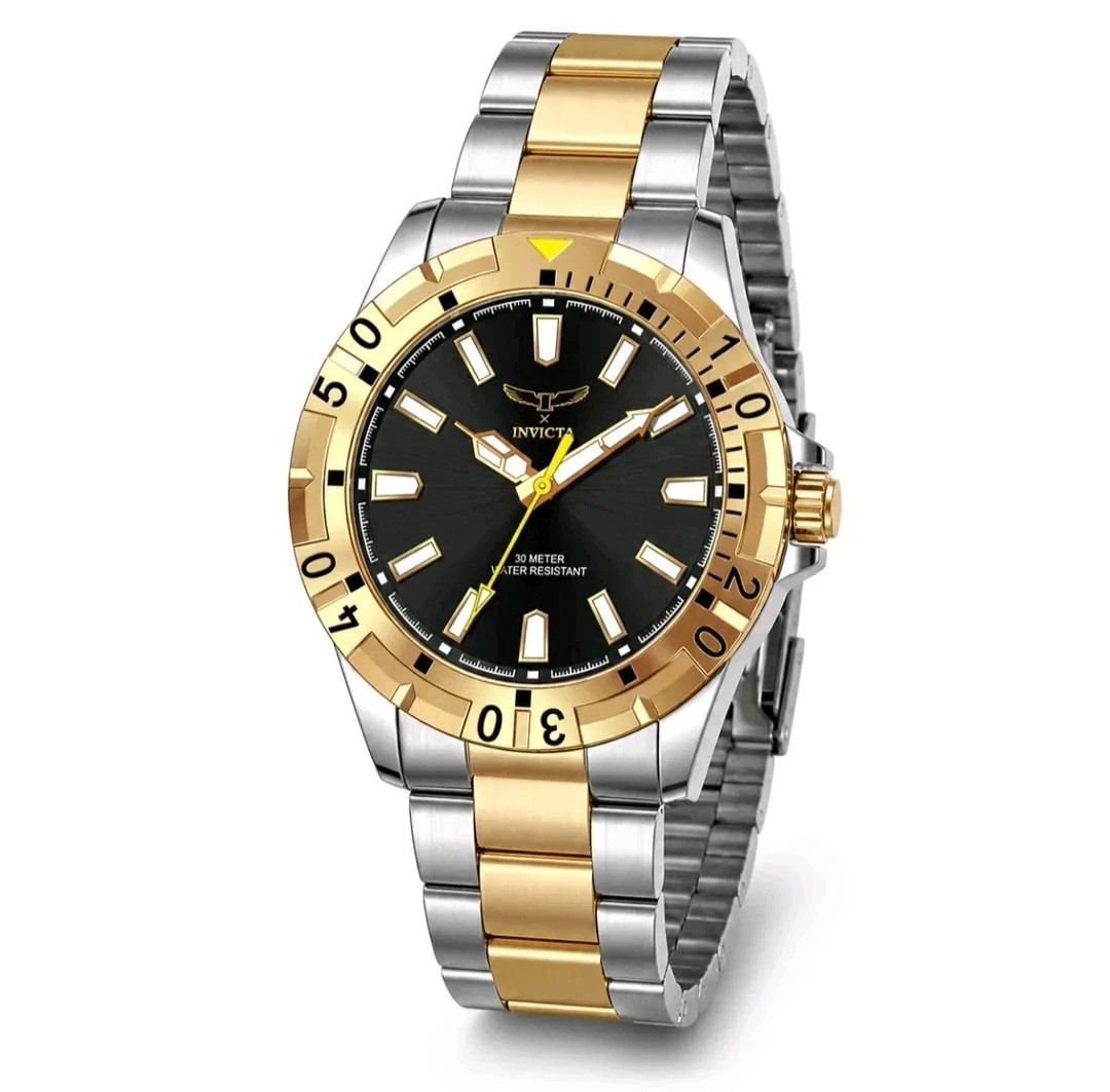 Invicta Specialty I by Invicta Men’s Watch – 42mm 69037 Two Tone Black Dial New