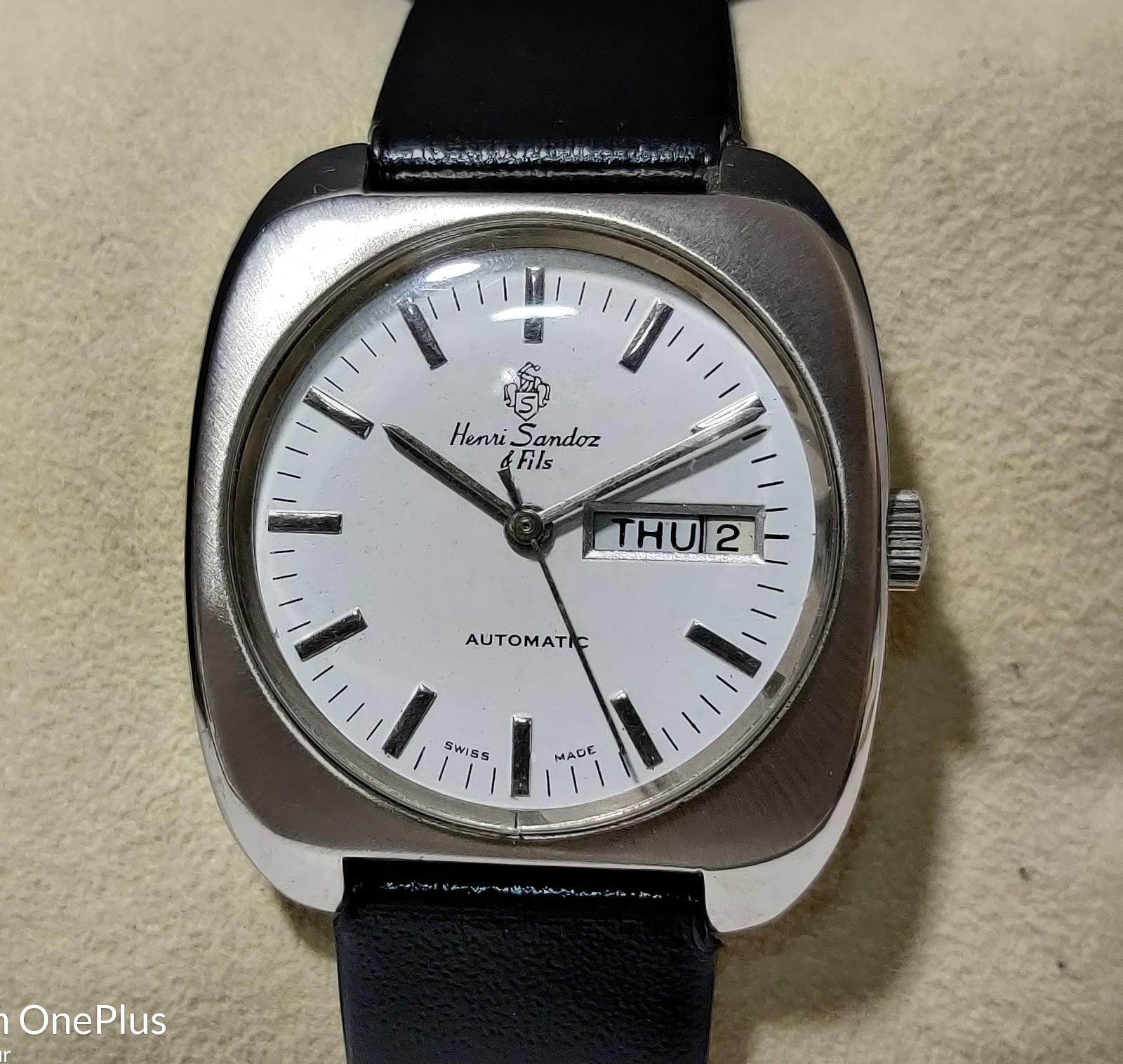 Henri Sandoz & fils 36mm Automatic Men’s Wrist Watch IR154