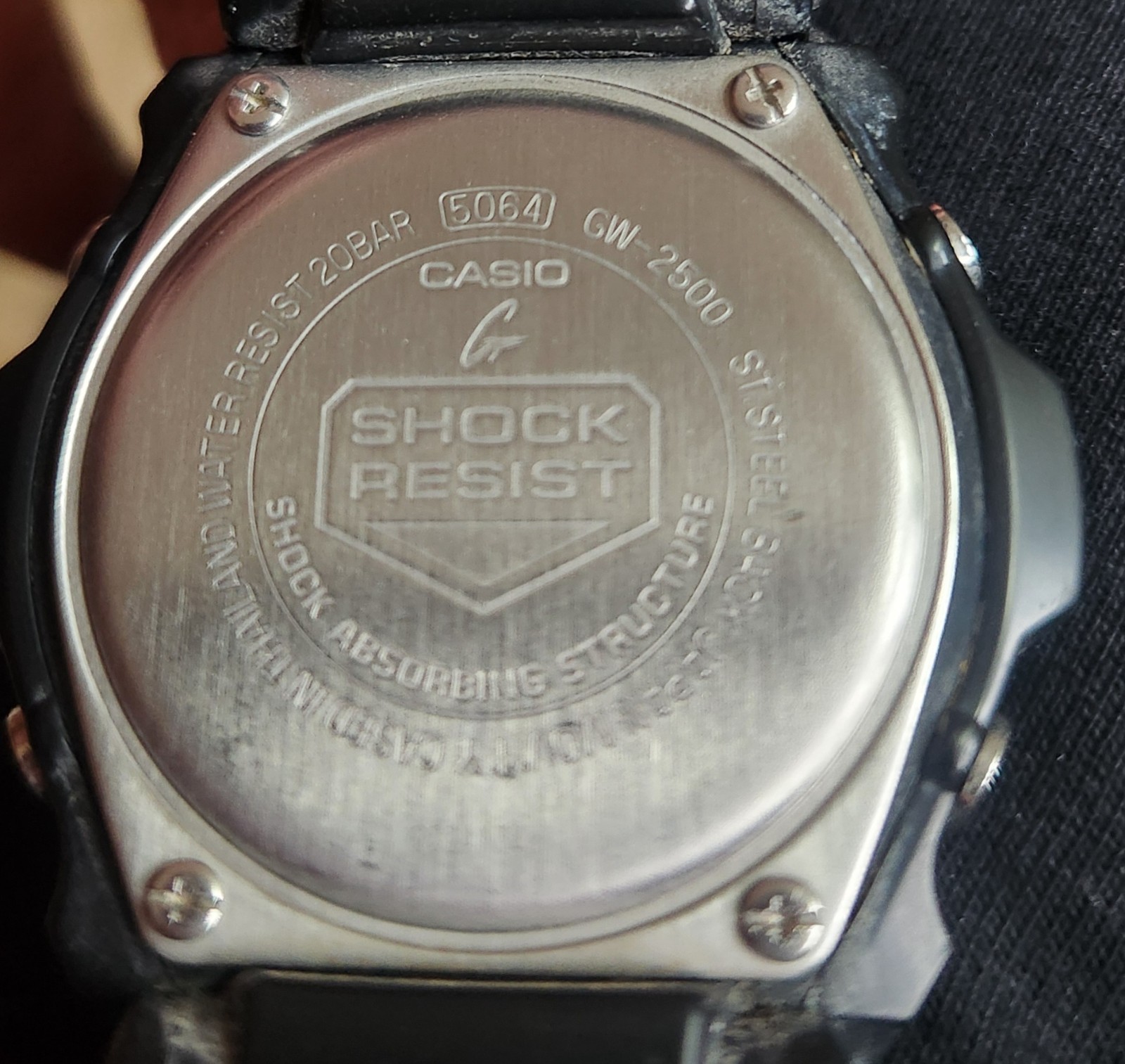 CASIO Tough Solar G-SHOCK Analog Digital Atomic-Multiband Watch GW 2500