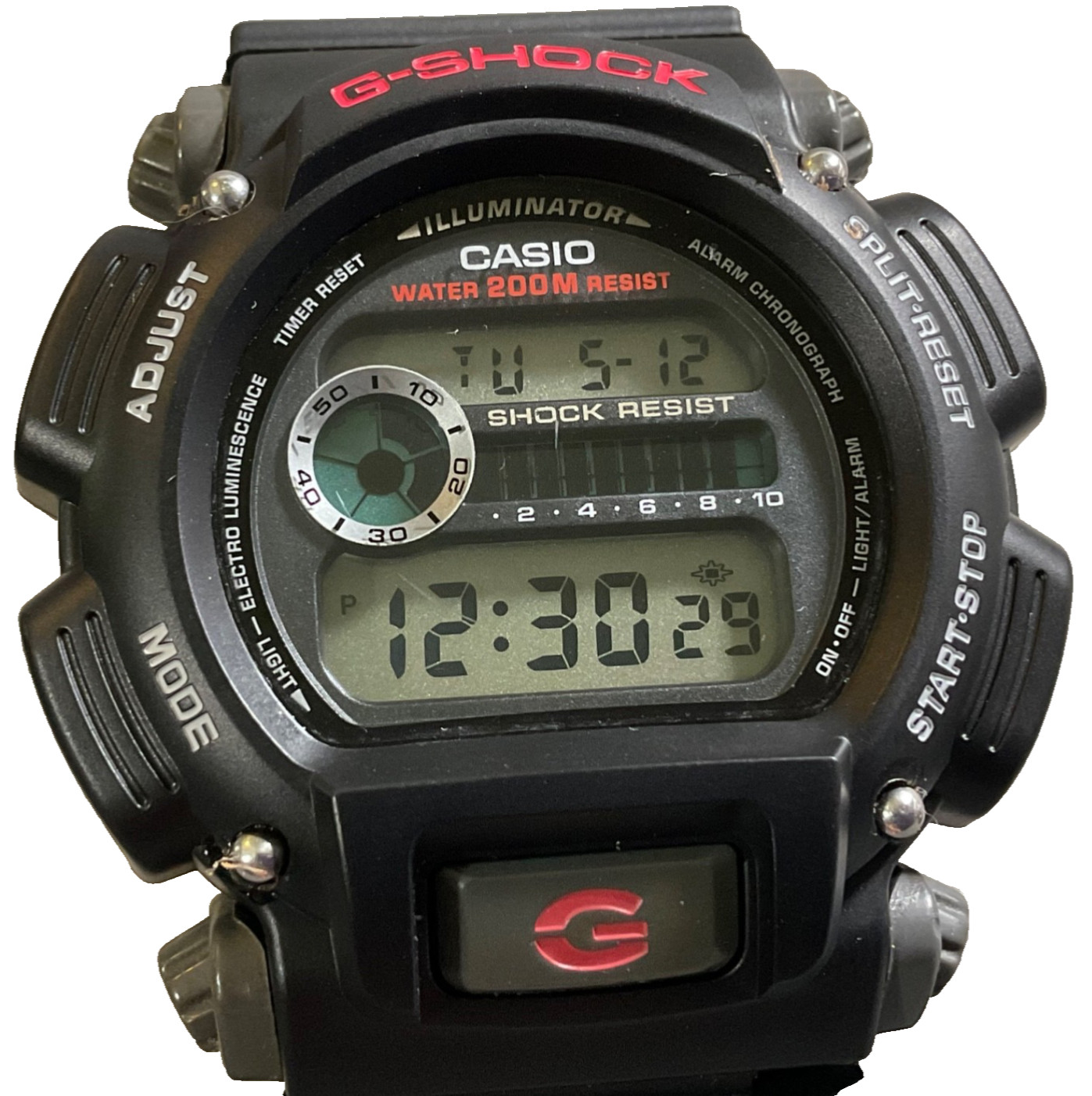 CASIO G-SHOCK MEN’S 46mm WATCH DW-9052 {3232} NEW BEZEL, STRAP & BATTERY
