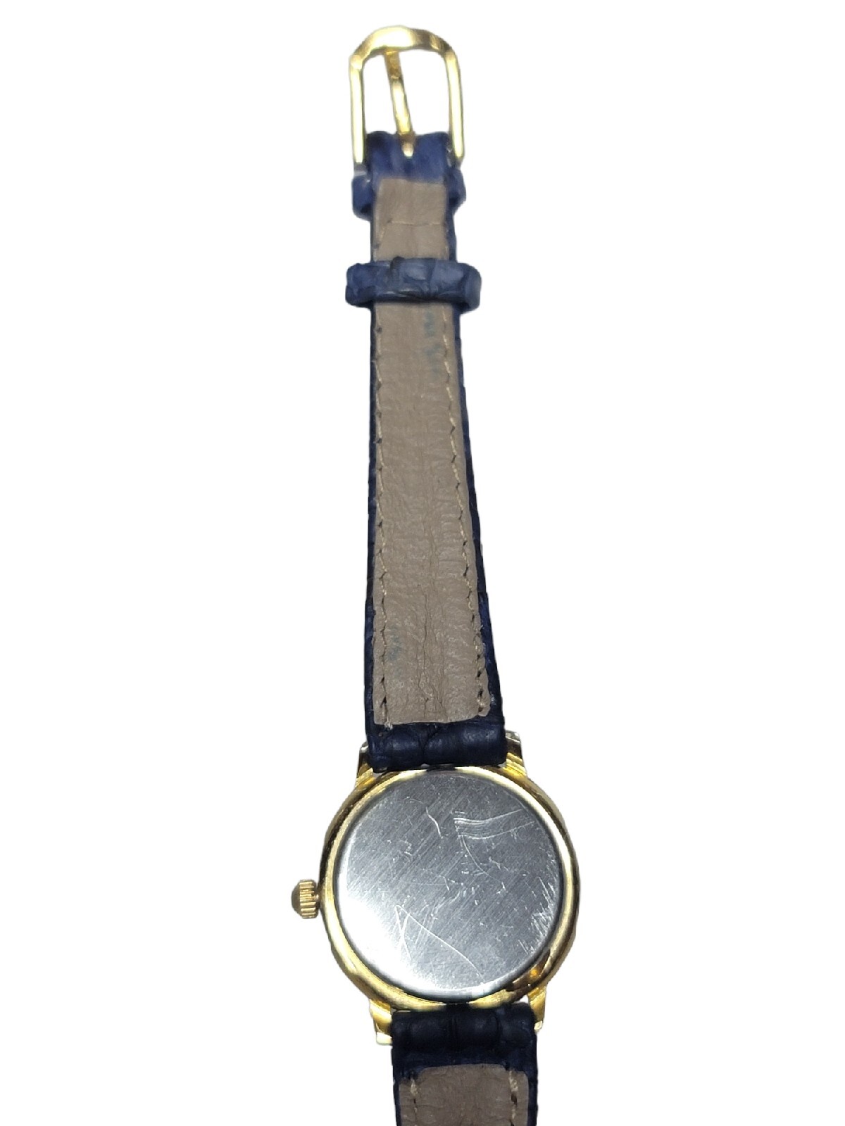 Ladies All Blue 22mm Edison Quartz Watch Runs Well New Battery
