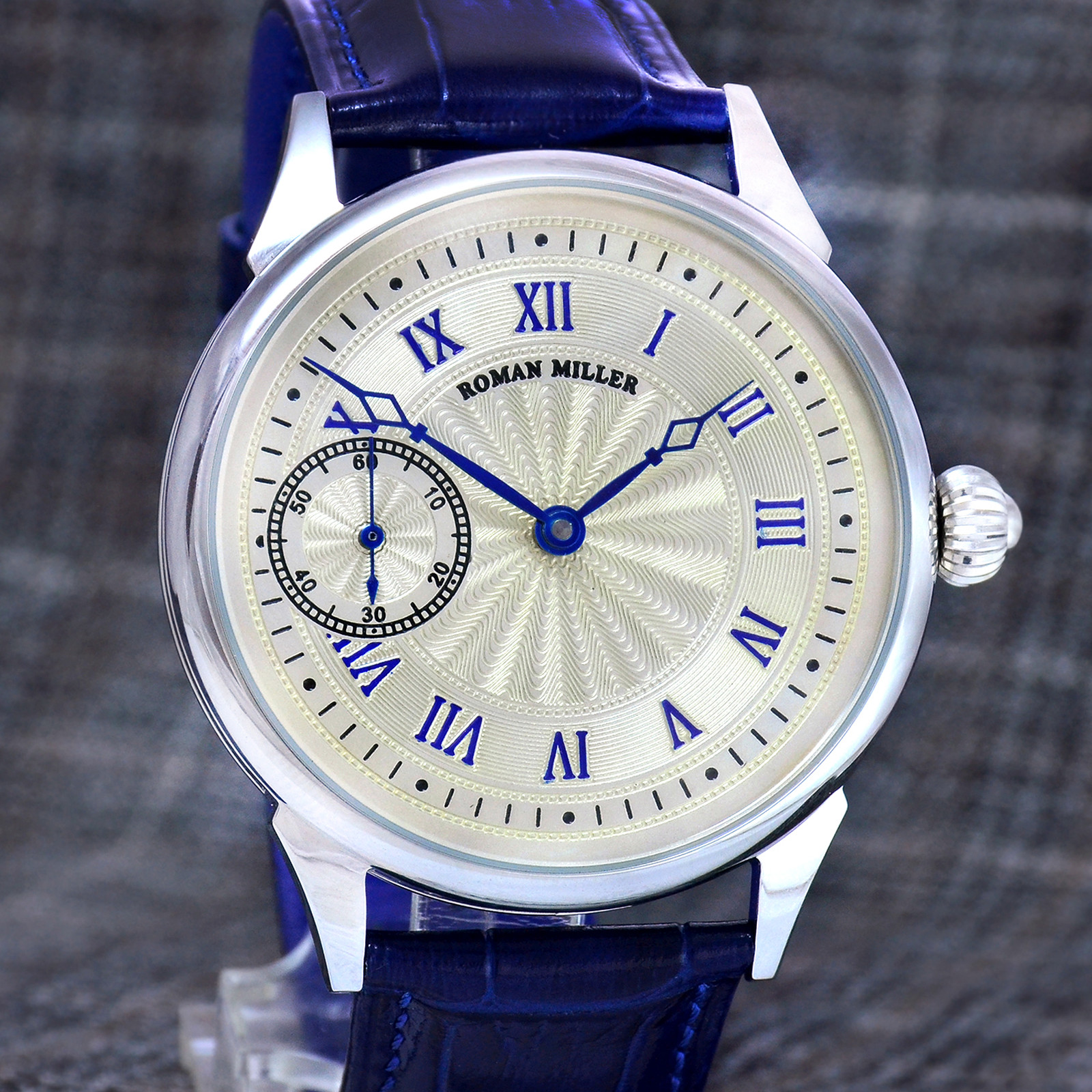 Vintage wrist Watch for Man Husband Gift Marriage watch Guilloche dial Miller