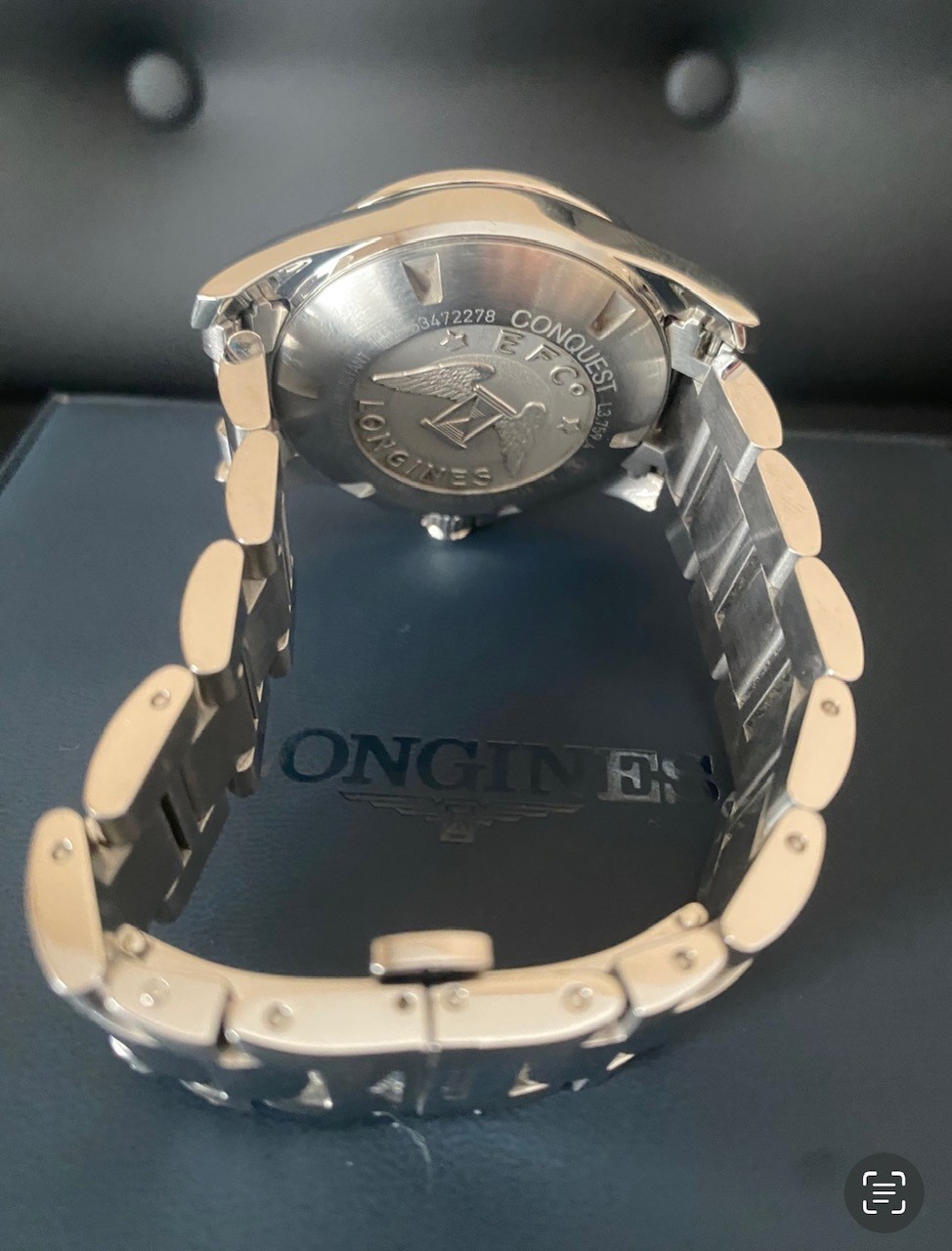 PREOWNED LONGINES CONQUEST – L3.759.4.76.6, Quartz watch, Ø 41.00 mm, stainless