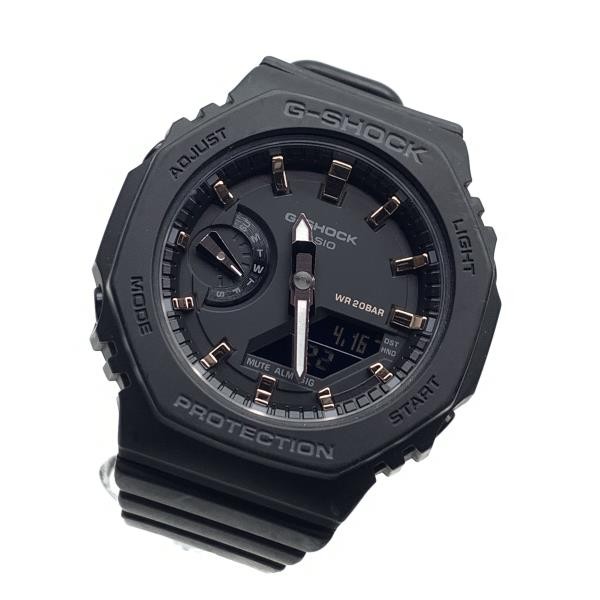 CASIO Watch G SHOCK GMA S2100 1ADR Matte Black Analog Calendar Bar Index Carbon