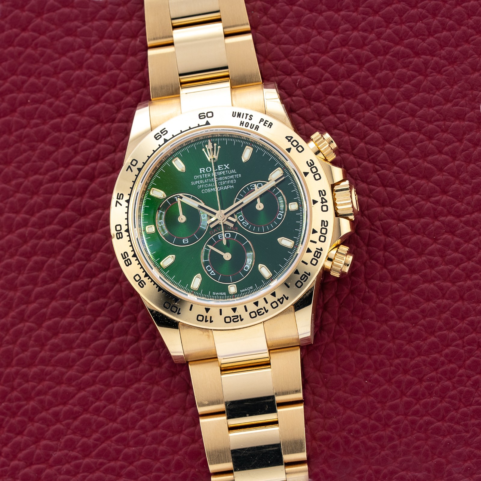Rolex Daytona Chronograph John Mayer 116508 18k Gold John Mayer Green Dial