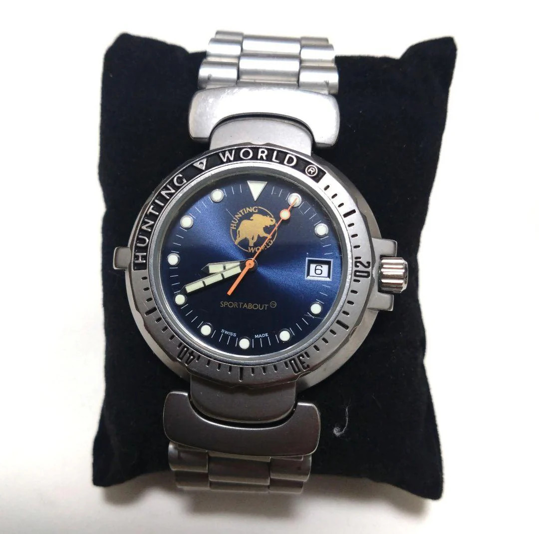 HUNTING WORLD Quartz Mens Stainless Steel 41mm Watch