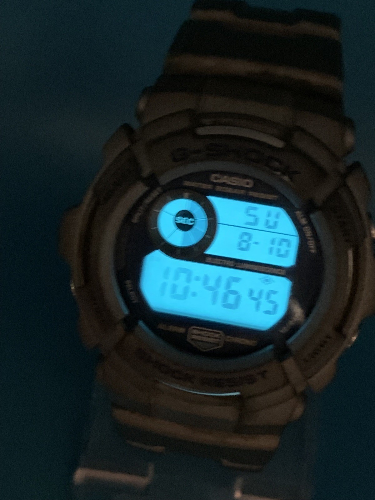CASIO VINTAGE G-SHOCK G-2000SD-8M Screw-Back case 2001