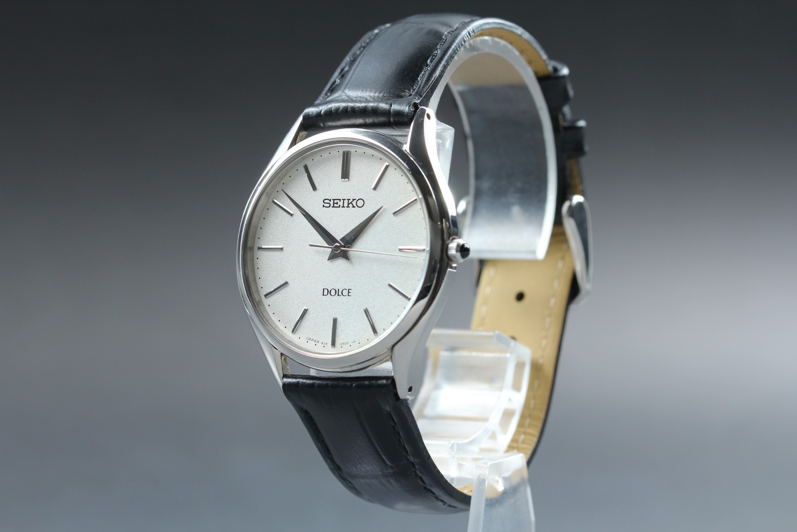 [Near MINT] SEIKO Dolce 8J41-0AJ1 34mm White Dial Quartz Men’s Watch from JAPAN