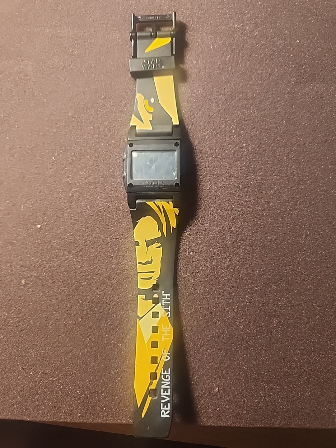Star Wars Revenge of the Sith LCD Watch Darth Vader Anakin Collectible 2005