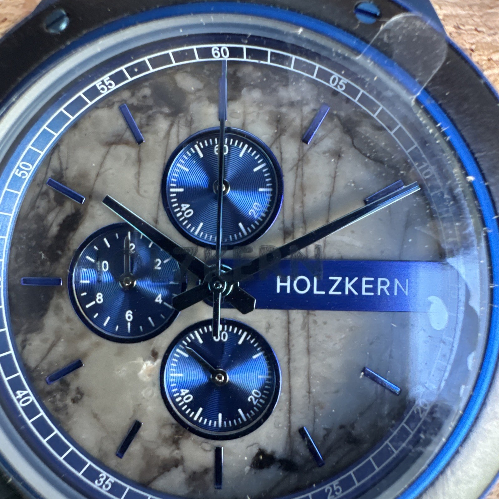 Holzkern Priamus Maple/marble Chronograph Watch 44mm