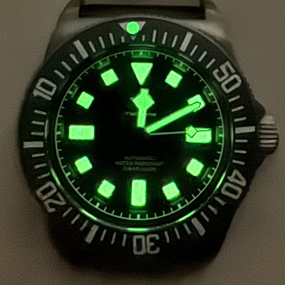 Tandorio New 42mm Titanium 20ATM Sapphire Glass Japan NH35A PT5000 Men’s Watch