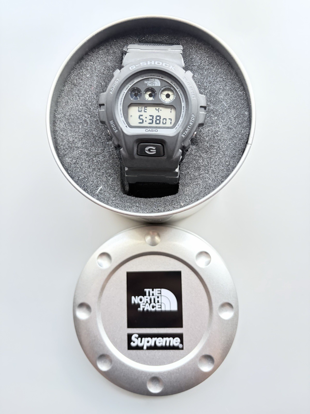 Casio G-SHOCK The North Face Supreme Collaboration Digital Wristwatch Black