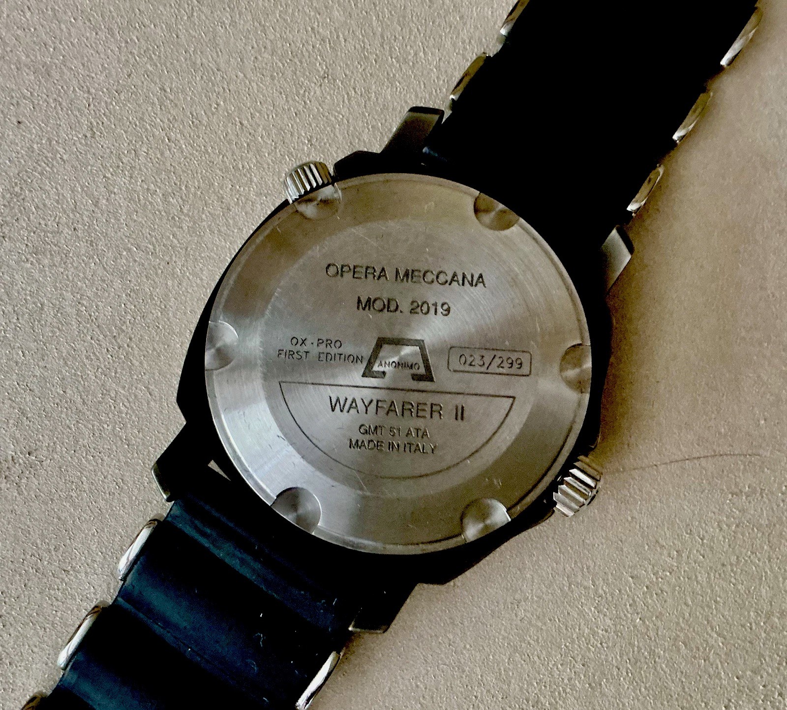 Authentic ANONIMO GMT Limited Edition #023/299 Full Set Excellent Condition Rare