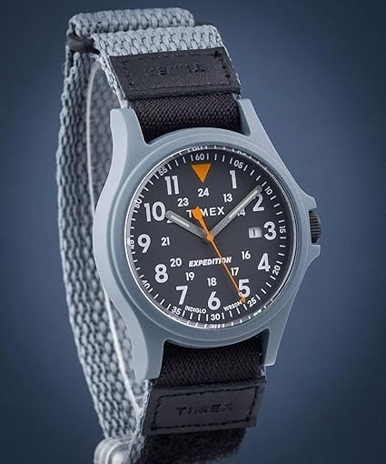 Brand New Timex Men’s Expedition Acadia Black Dial Fabric Watch TW4B29500