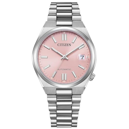 Citizen TSUYOSA 37mm NJ0200-50Z Pink Dial Automatic Unisex Watch Sapphire Japan