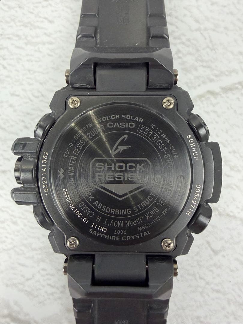 Casio G-shock G-steel GST-B100X-1AJF Wristwatch Black Carbon Bezel Tough Solar
