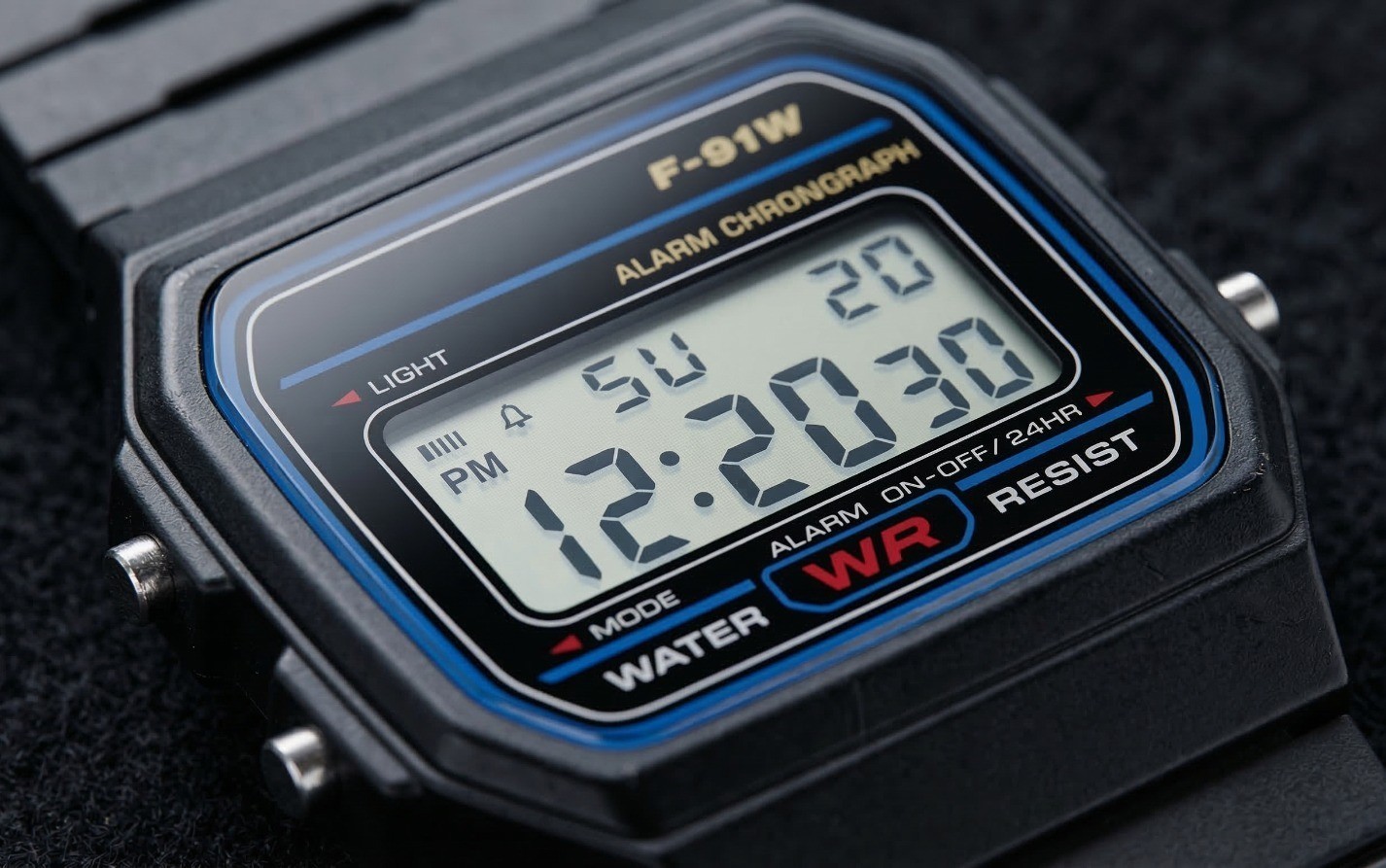 F91W Classic Digital Watch Resin Strap Stopwatch Chronograph Sport Men
