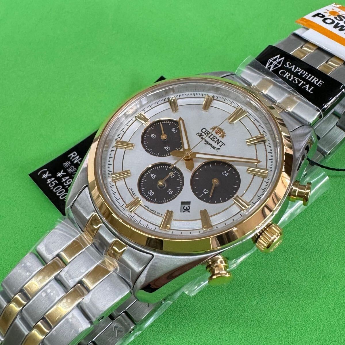 brand new ORIENT Orient watch Contemporary RN TX0302S chronograph solar quartz g