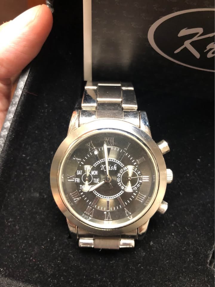 Krish Couples Watch Set (Man/used and Woman/new)