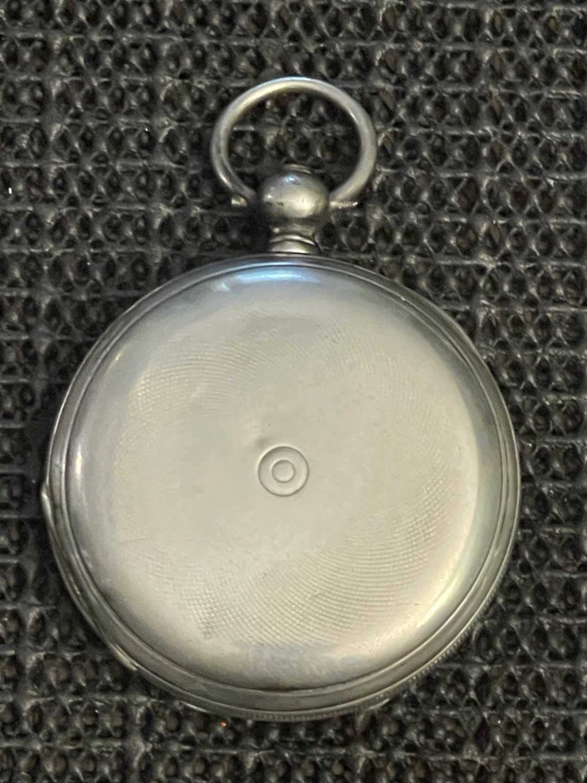 Antique L Tissot Locle Fine Silver Pocket Watch Key Wind Hunter 56g Parts/Repair