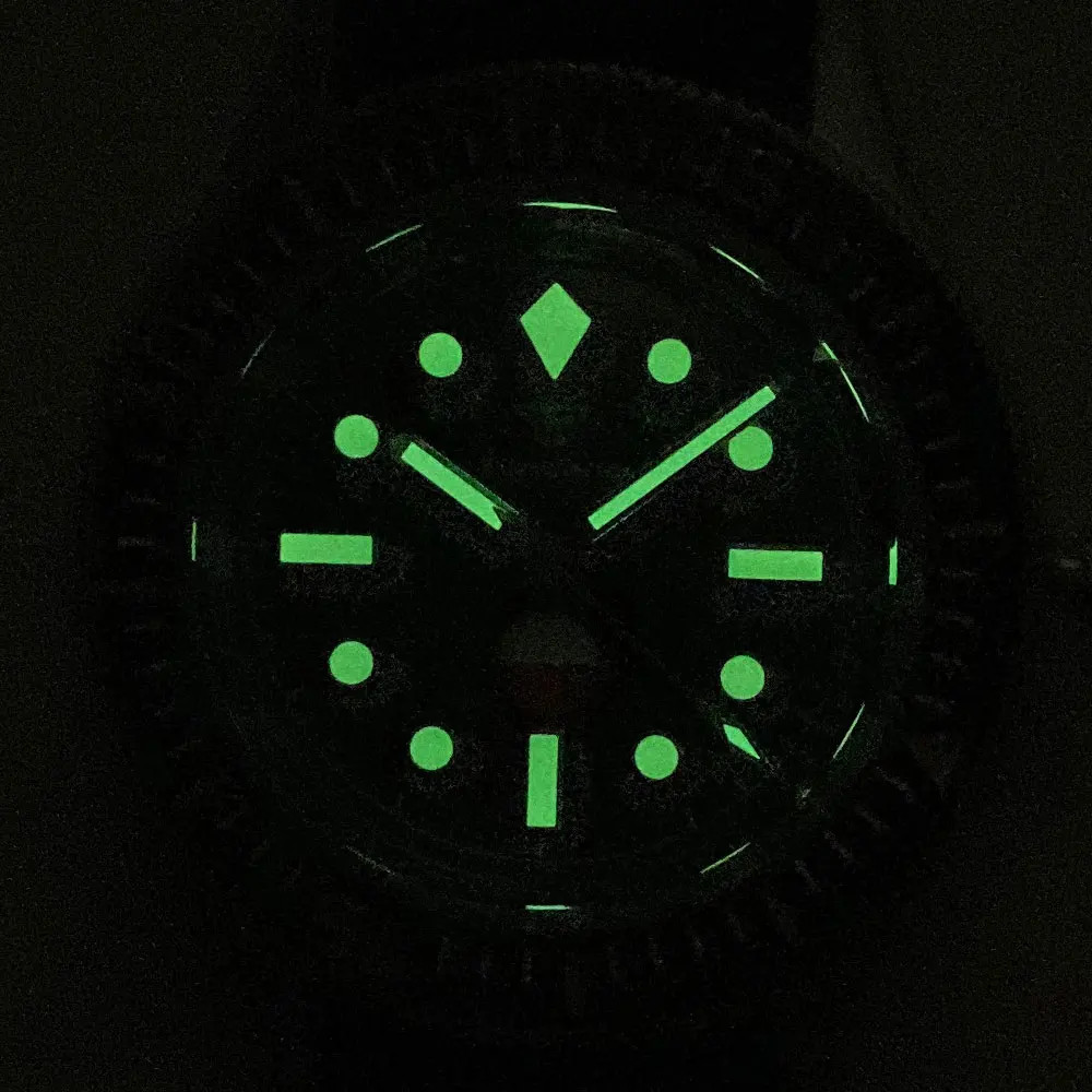 Tandorio 40mm Titanium NH35 Automatic Mechanical Men Watch AR Sapphrie Glass