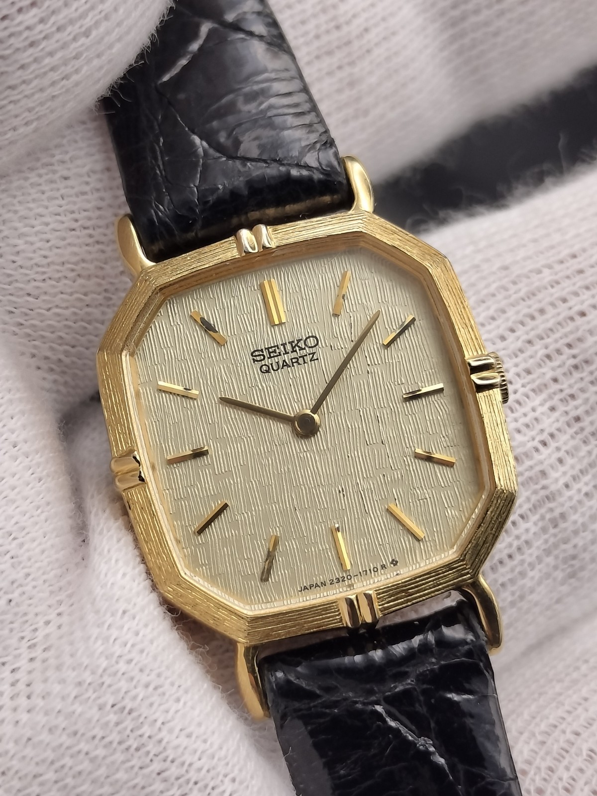 SEIKO 2320-5920 Women’s Quartz Watch Gold 21.3mm Excellent From Japan