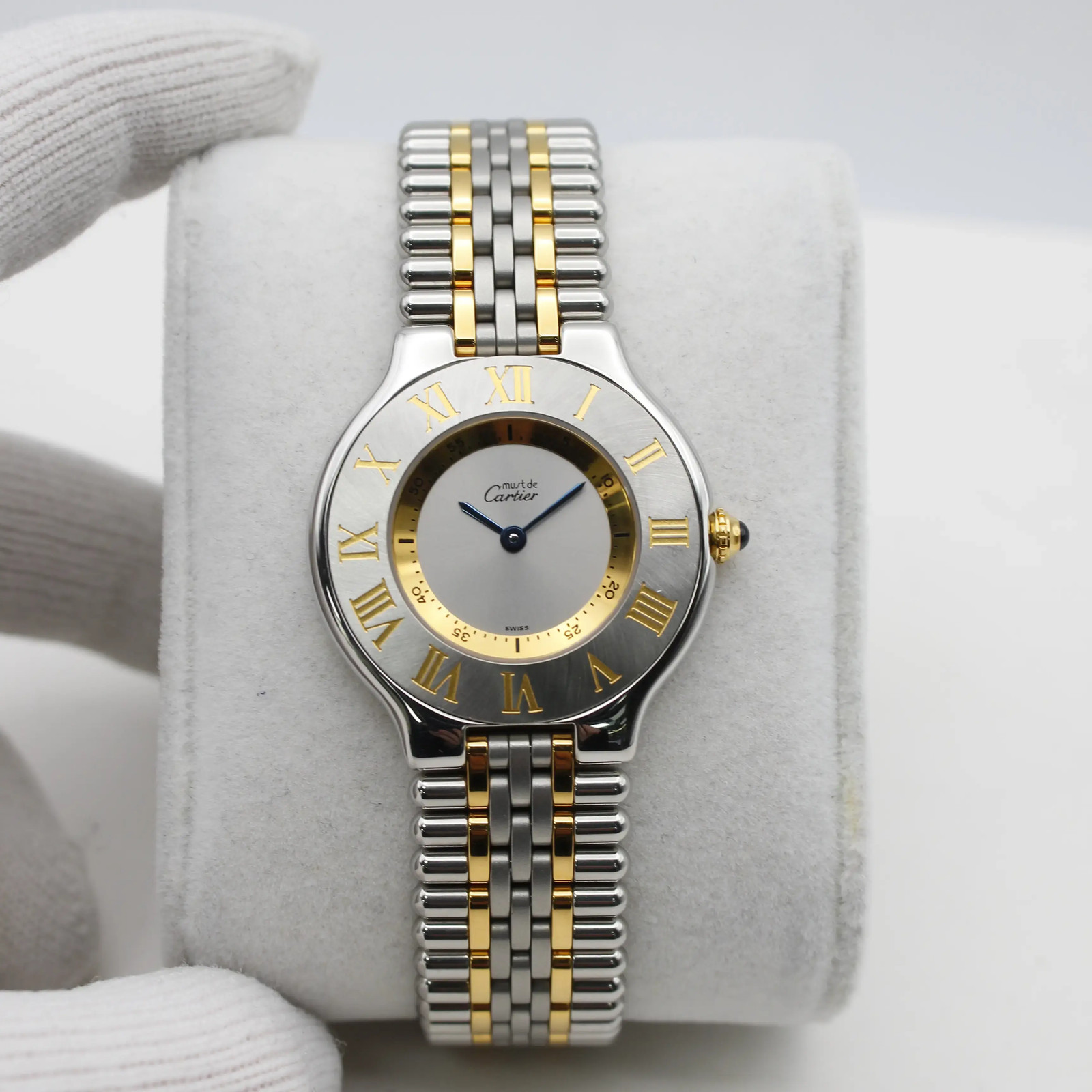 Cartier Must de Cartier 31MM Gold Steel Ladies Watch ref. 1330 W525665