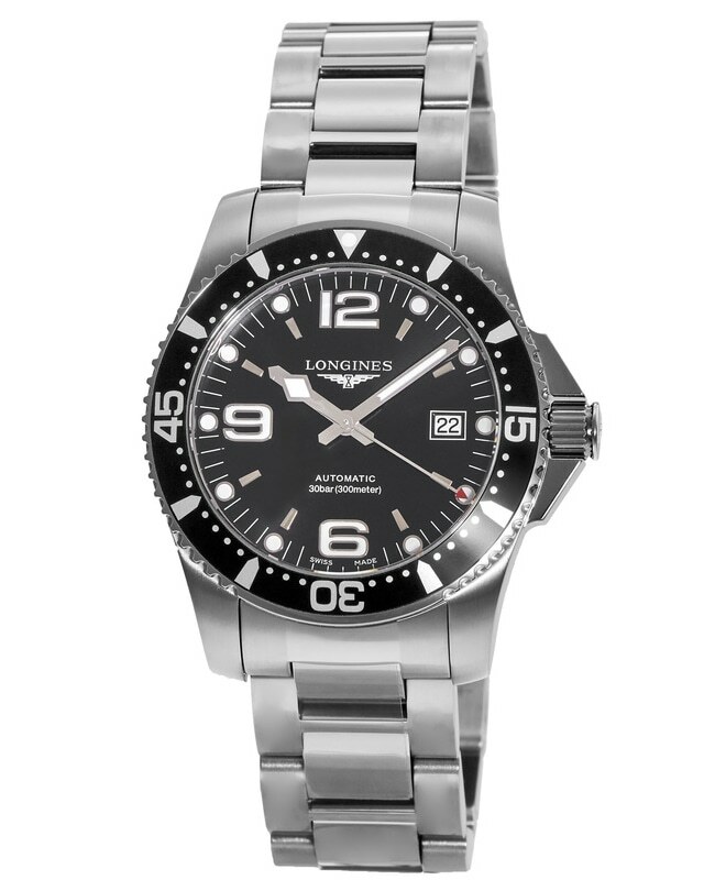 New Longines HydroConquest Automatic 41mm Black Dial Men’s Watch L3.742.4.56.6