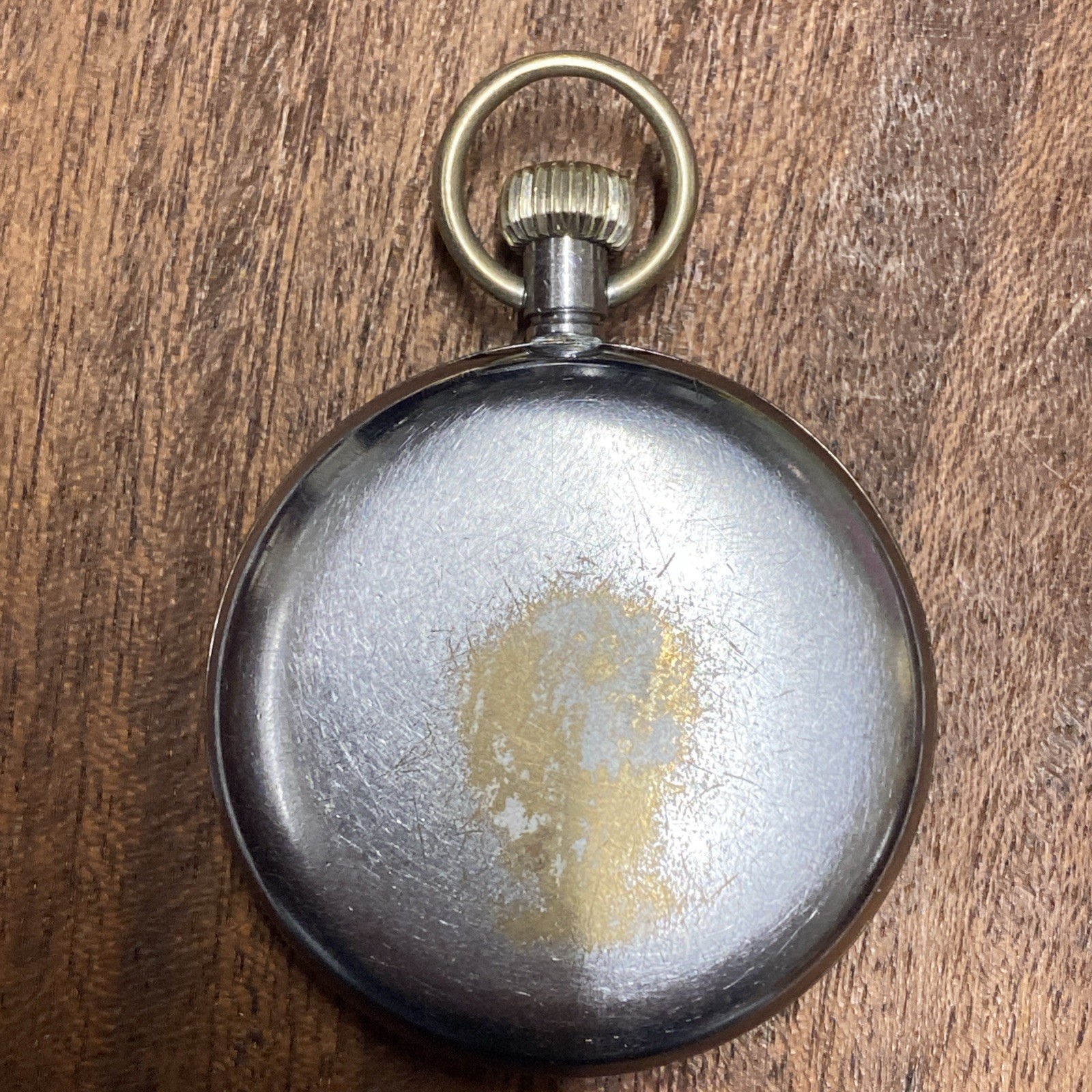 Unicorn Screw Case Front & Back 15 Jewels Pocket Watch Geneva Stripes