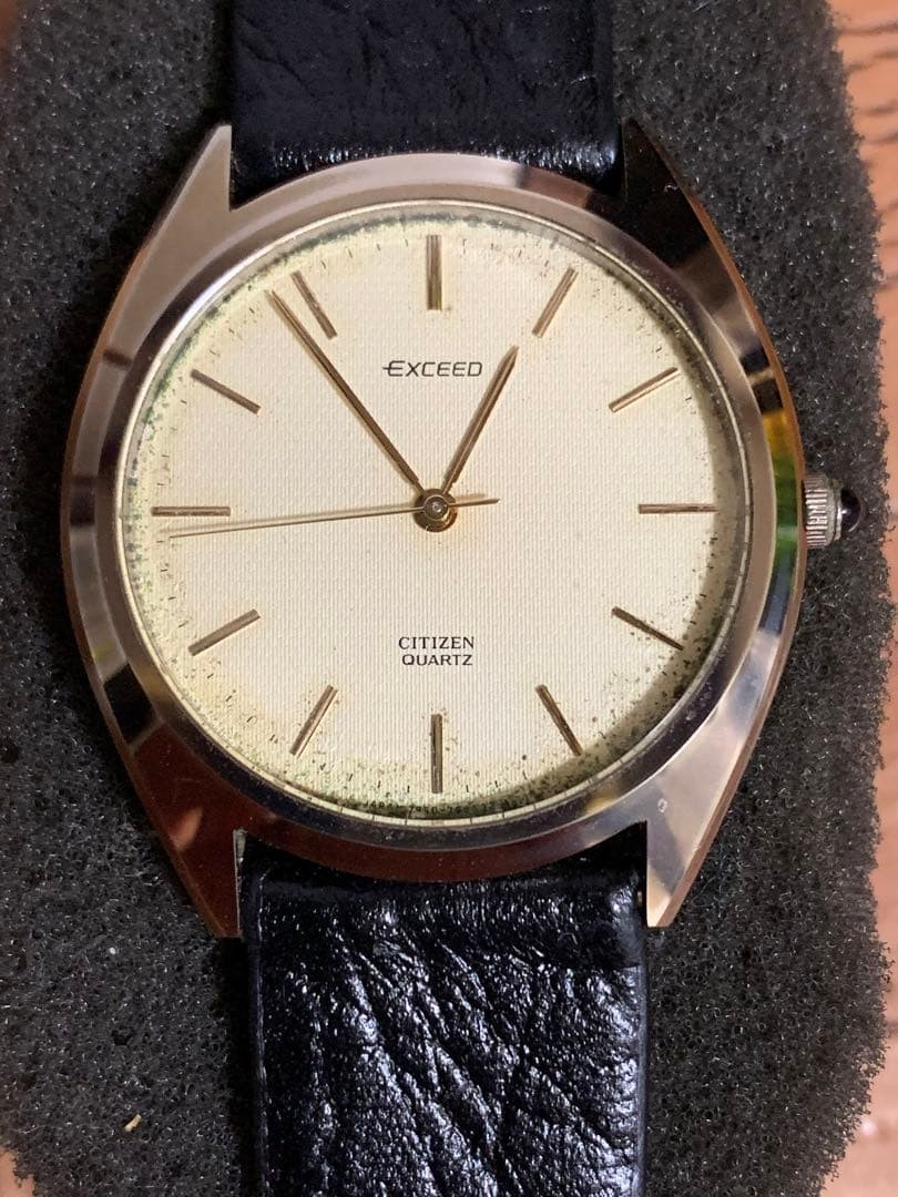 Citizen EXCEED Carbide Bezel Watch 1978 Used From Japan
