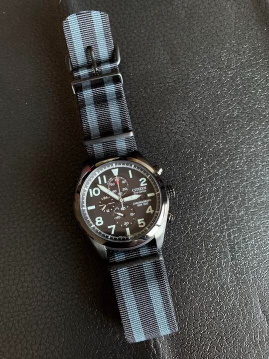 Citizen Eco-Drive Military Chronograph