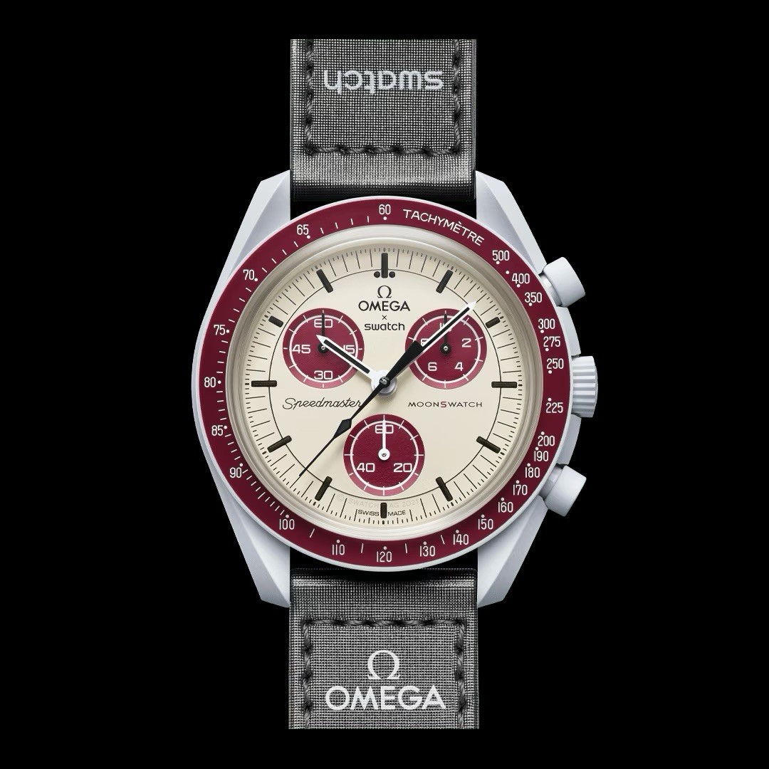 OMEGA x Swatch MoonSwatch Mission to Pluto Quartz Chronograph 42mm Bioceramic