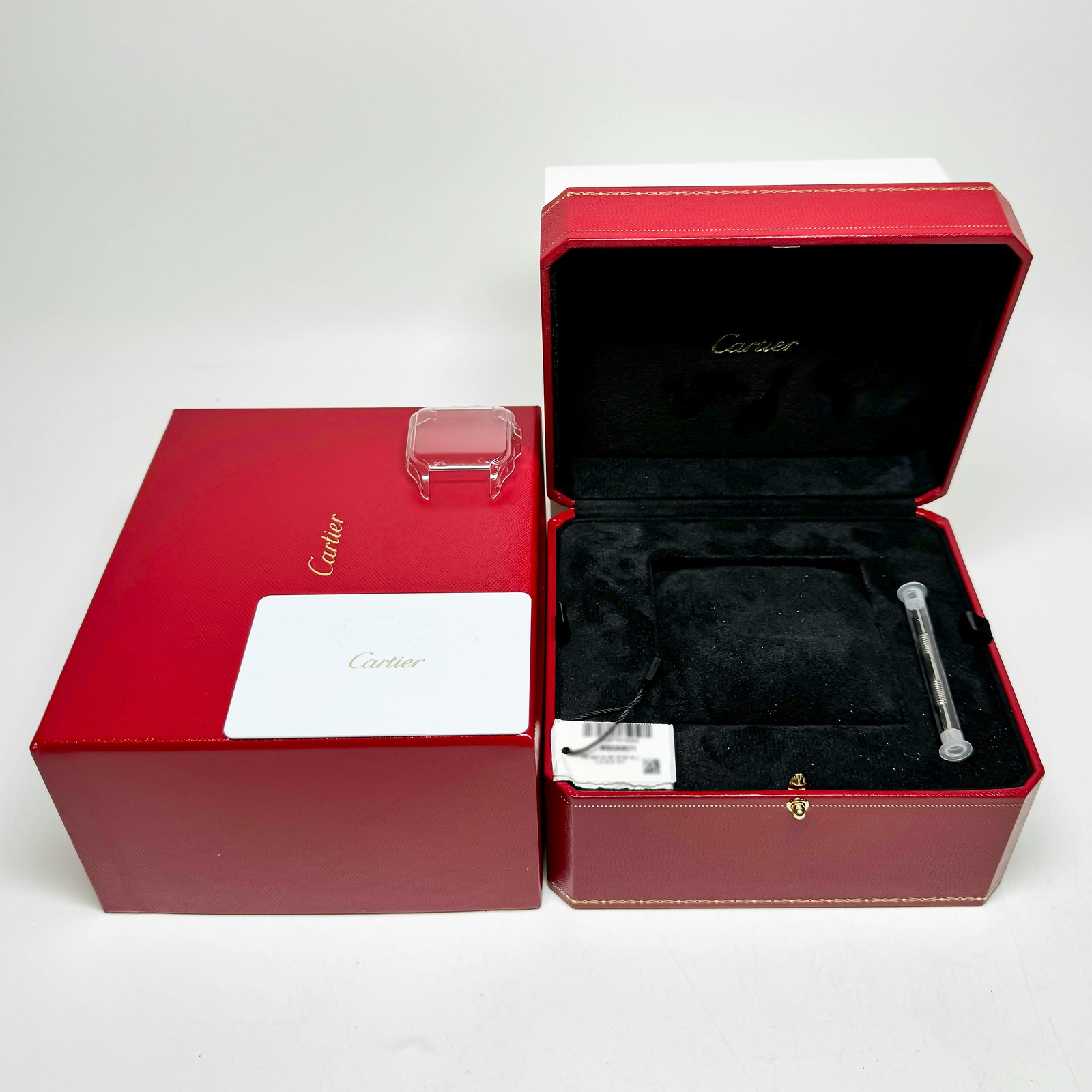 Cartier Santos de Cartier Steel Auto 40mm Blue Dial Bracelet Watch WSSA0071