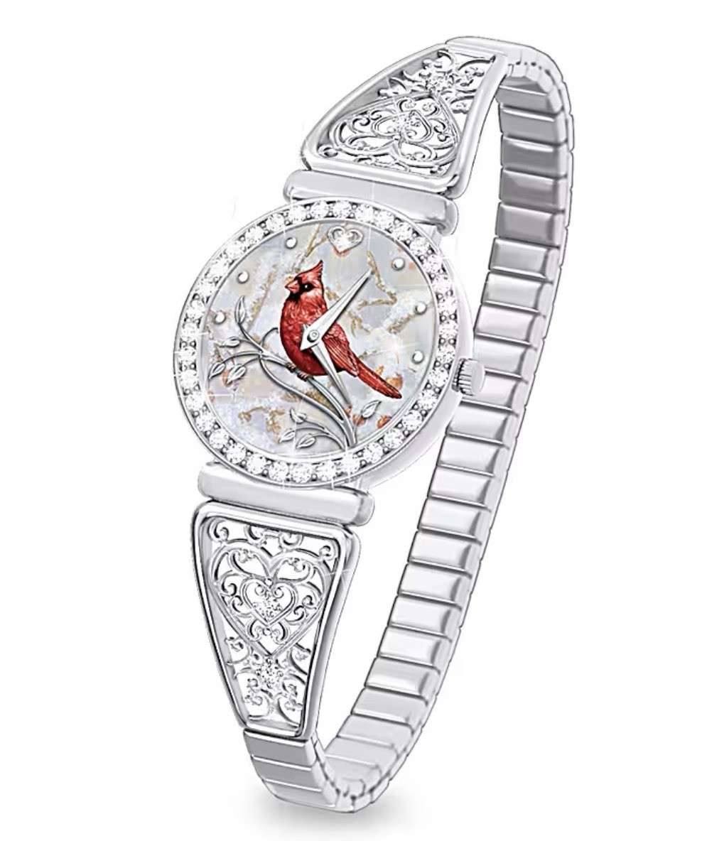 Bradford Exchange Messenger From Heaven Cardinal Watch