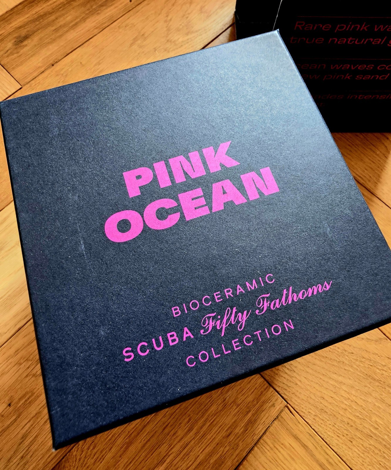 Swatch x Blancpain Bioceramic Scuba Fifty Fathoms Pink Ocean Watch BRAND NEW