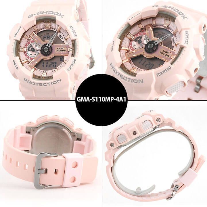 Pair Watch G SHOCK GA 100 1A1 GMA S110MP 4A1 Men s Women s Wristwatch Waterproof
