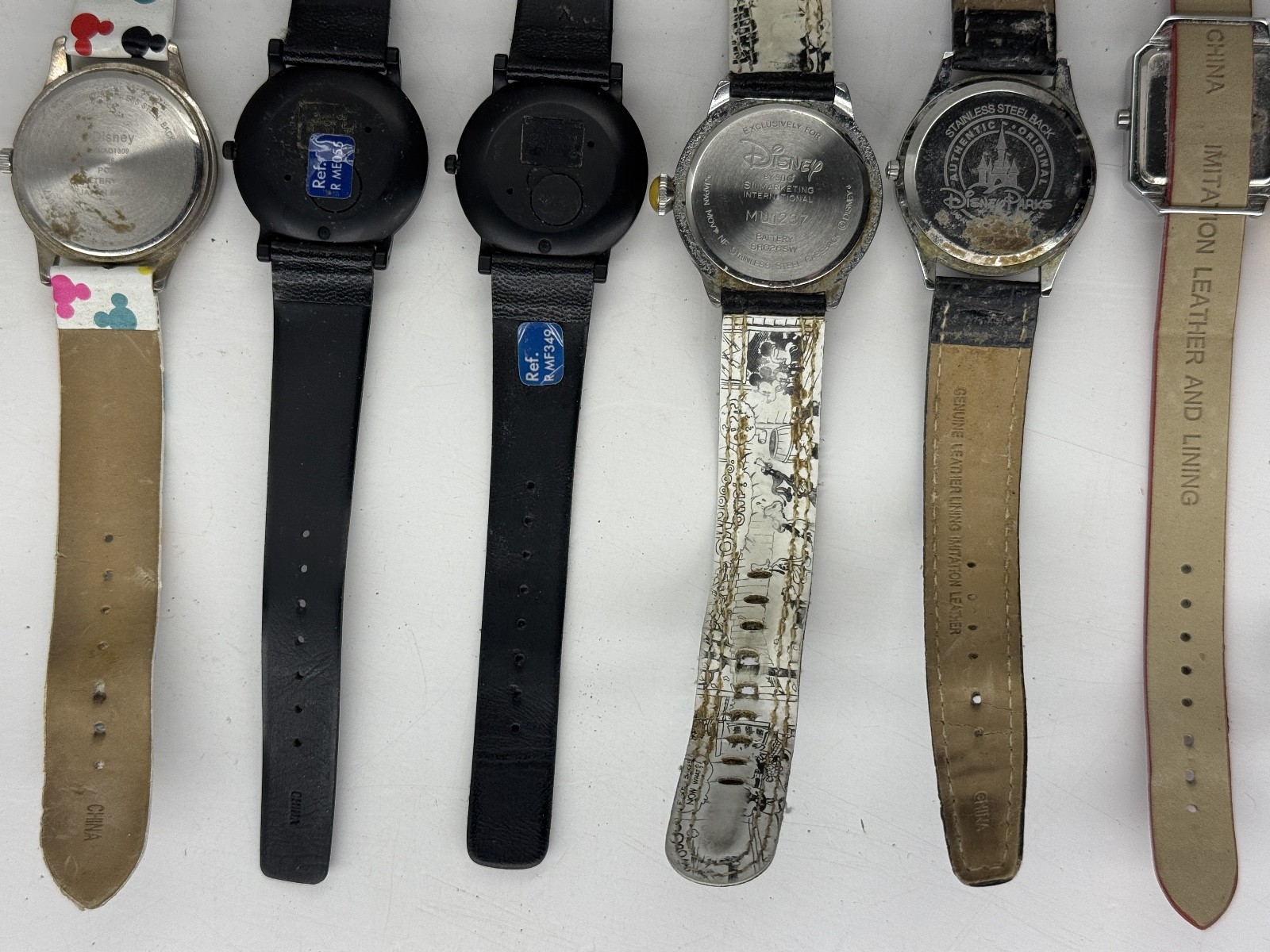 10 Vintage Disney Character Watch Mickey Mouse Tinker Bell Simba Disneyland READ