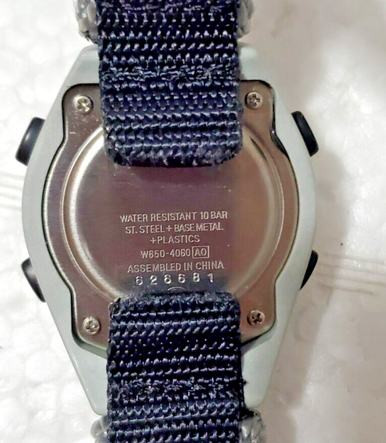 Vintage Seiko Alba Spoon digital Watch. W650-4060 in box w/ manual. Runs.