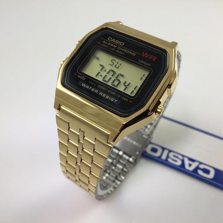 Brand New Casio Vintage Gold Tone Digital Watch