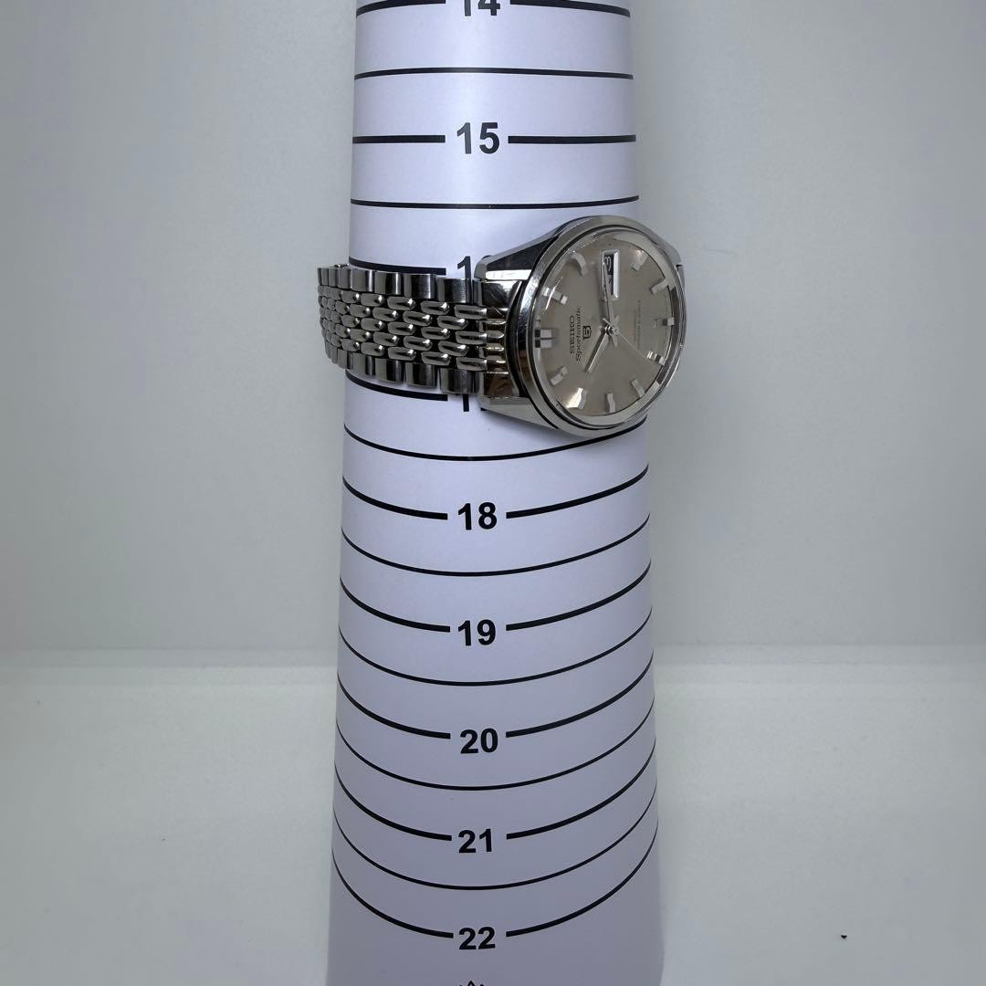 SEIKO Sportsmatic Deluxe 6619-8150 Automatic Silver Day 1.4in Case 6.5in Wrist