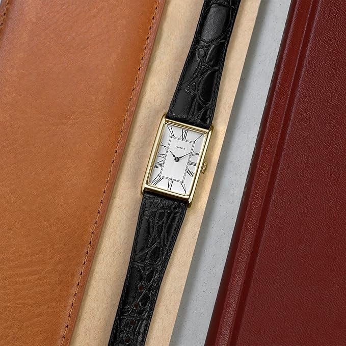 Timex 1976 Dress Reissue 21mm Leather Strap Watch TW2Y56200 New w/Box from JP