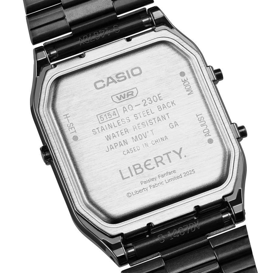 CASIO CLASSIC AQ-230EBLT-1AJR LIBERTY Collaboration Analog Digital Unisex Black