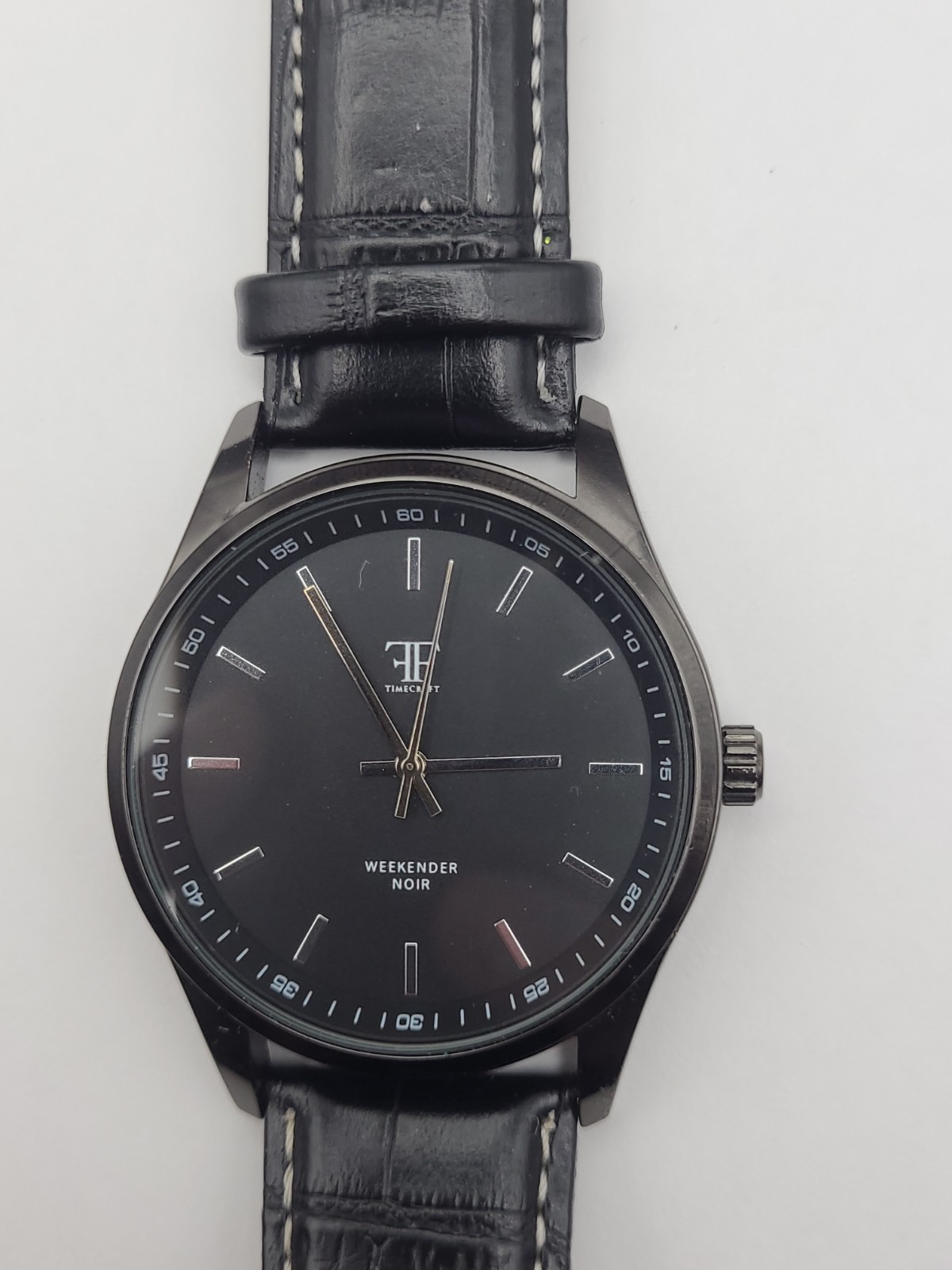 TIMECRAFT / WEEKENDER NOIR Mens Watch New Battery Working