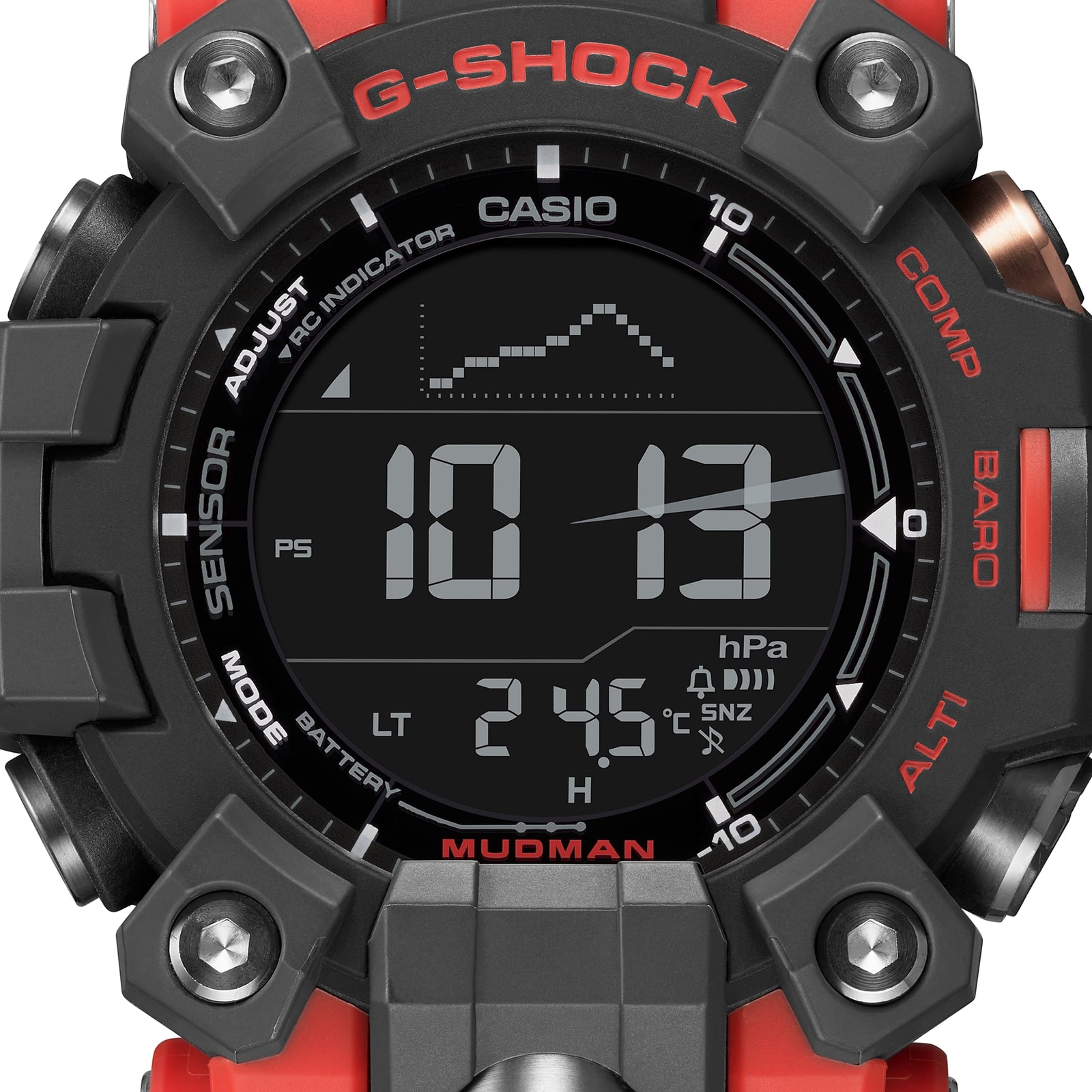 Casio G-Shock GW-9500-1A4 Mudman Master of G Land Orange Solar Power