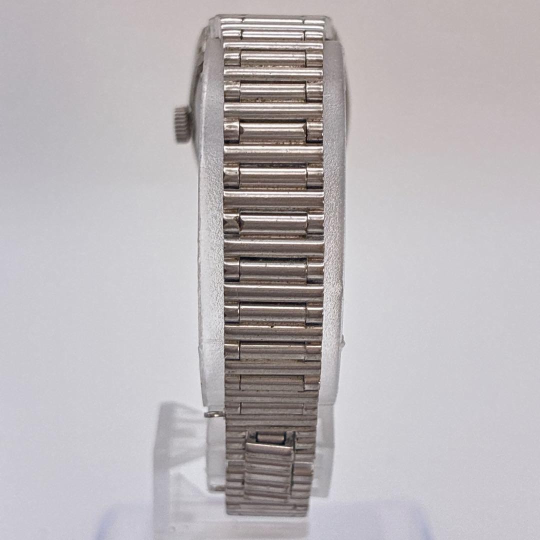 Citizen Square Wristwatch Dress Quartz Wristwatch Blue Silver 15cm wrist Mens